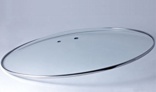 Oval c type glass lid