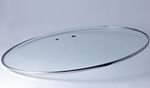 C type oval glass lid